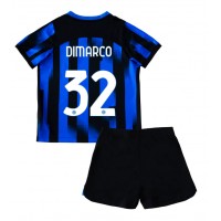 Inter Milan Federico Dimarco #32 Koti Peliasu Lasten 2023-24 Lyhythihainen (+ Lyhyet housut)